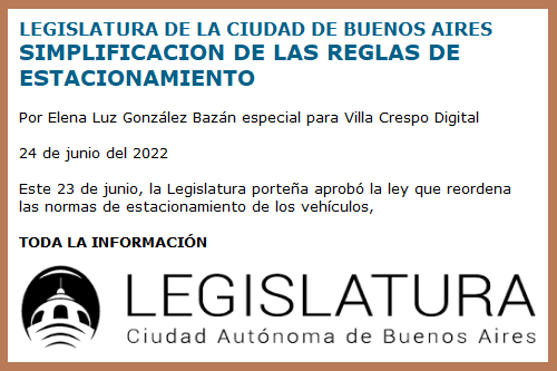 ESTACIONAMIENTO REGLAS